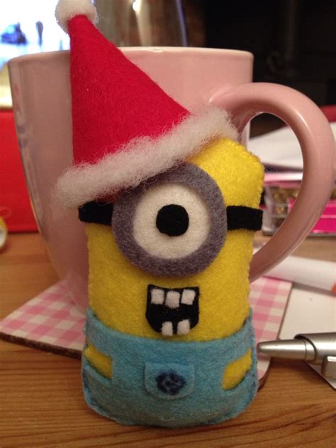 Minion Christmas Tree Ornament Minion Christmas Christmas Tree Ornaments Handmade