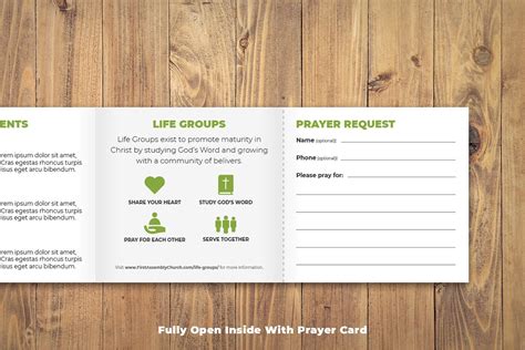 Tri Fold Church Bulletin Template