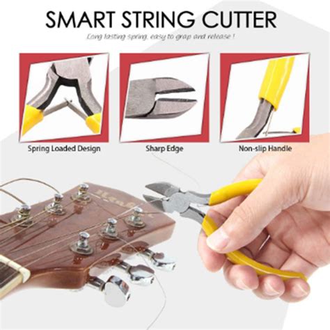 Guitar Cleaning Maintenance Tool Set String Changing Tool Tuning Wrench