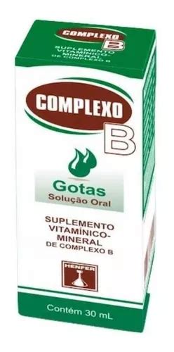 Complexo B Gotas 30ml Henfer Mercadolivre