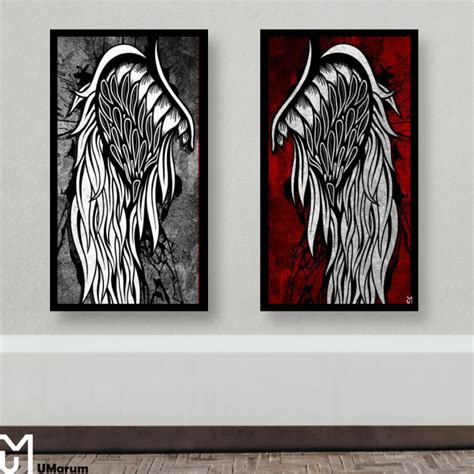 Wings Photo Wall Frame Silver Angel Wings Photo Frame Wing Picture 2