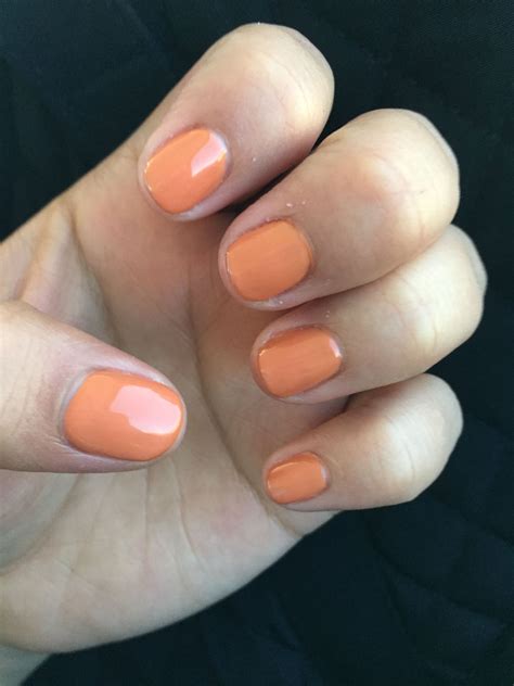 Short Nails Fall Color Shellac Nails Short Nails Shellac