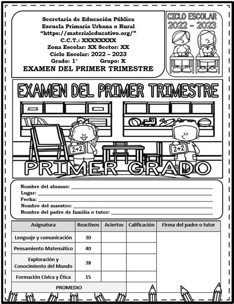 Examen Del Primer Trimestre Del Primer Grado De Primaria Del Ciclo 87120 Hot Sex Picture