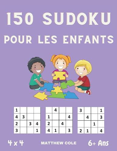 Sudoku Pour Les Enfants Puzzles X Sudoku Faciles Pour Les