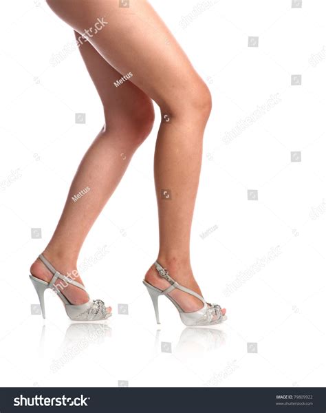 Sexy Legs Girl Pink Lingerie On Stock Photo Shutterstock