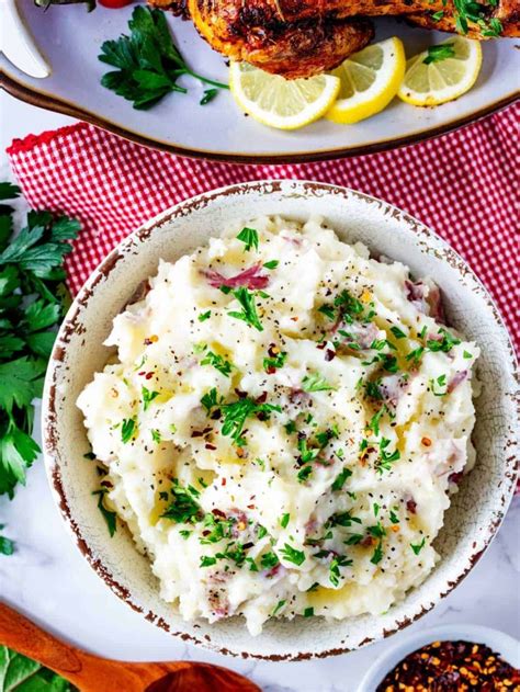 Garlic Mashed Red Potatoes Wendy Polisi