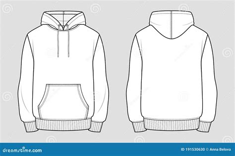 Hoodie Sketch Stock Vector Illustration Of Apparel 191530630