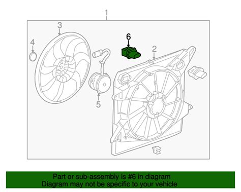 2010 2016 Cadillac SRX Engine Cooling Fan Resistor 20883035 OEM Parts