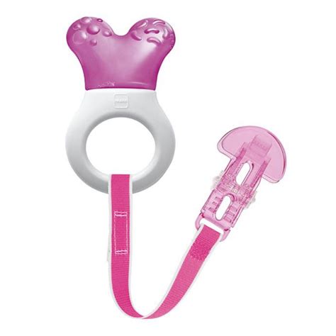 Mam Mini Cooler Teether With Clip M Pink Ebay