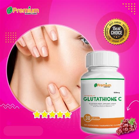 Glutathione C Capsules With Alkaline Collagen Vitamin C E