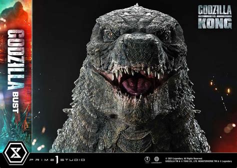 Prime Studio Godzilla Bonus Version Godzilla Vs Kong Bust By Prime