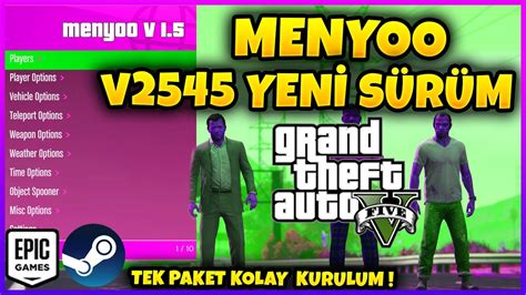 SONUNDA YENİ MENYOO v2545 MENYOO MODU NASIL YÜKLENİR SON SÜRÜM