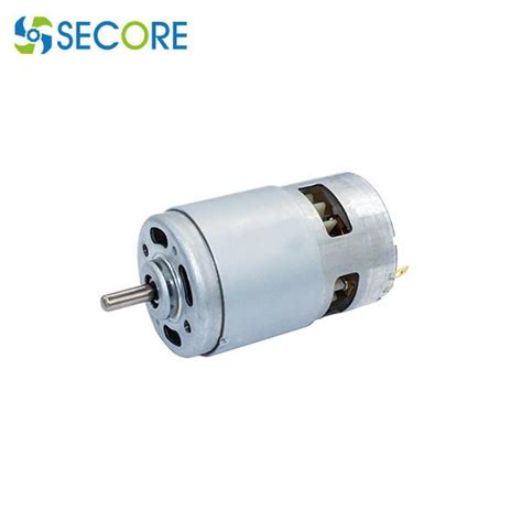 24V Carbon Brush DC Motor Money Counter High Speed 775 PMDC Geared