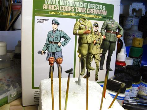 POWER BY WOODSTOCK TAMIYA 1 35 WW II Wehrmacht Officer Africa Corps