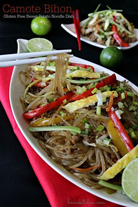 Camote Bihon Sweet Potato Noodles Recipe Clean Eating Recipes