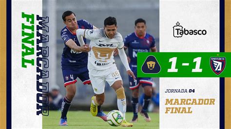 Pumas Tabasco empata con el Tepatitlán a un gol Chevy Martínez anota