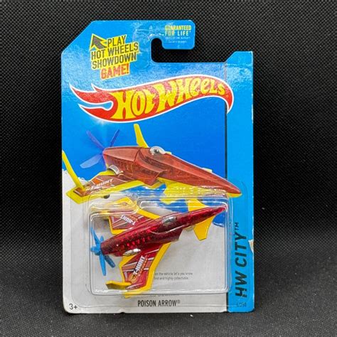 Hot Wheels Poison Arrow Treasure Hunt HW City BFC New NRFP Red