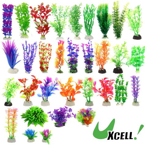 Uxcell Pcs Fish Tank Water Weeds Artificial Plants Grass Simulation