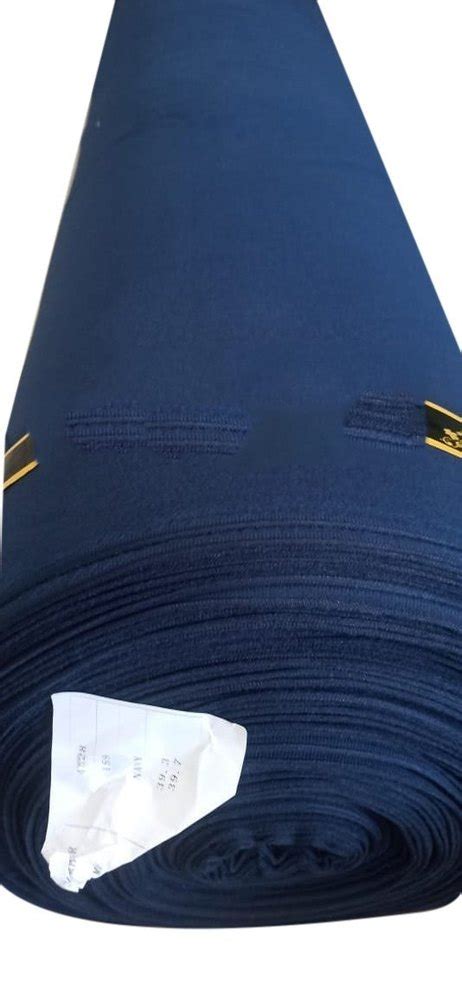 Plain Solids Super Poly Fabric Blue And Black At Rs 190 Kg In South