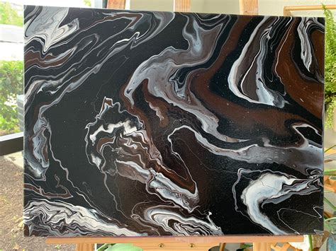 Marble Acrylic Canvas Painting - Etsy