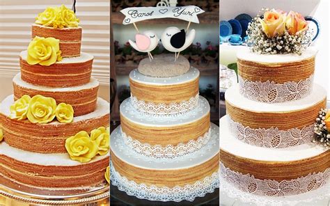 Nova Tend Ncia Naked Cake Bolo De Rolo Amando Cozinhar Receitas