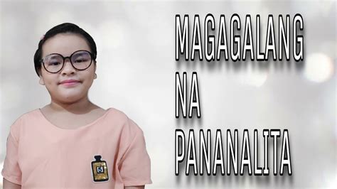 Magagalang Na Pananalita Printables