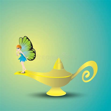 Genie Girl Magic Lamp Stock Illustrations 79 Genie Girl Magic Lamp