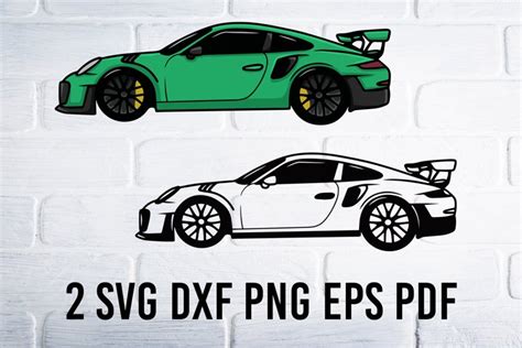 Race car Svg, Sport car Clipart (2866721)