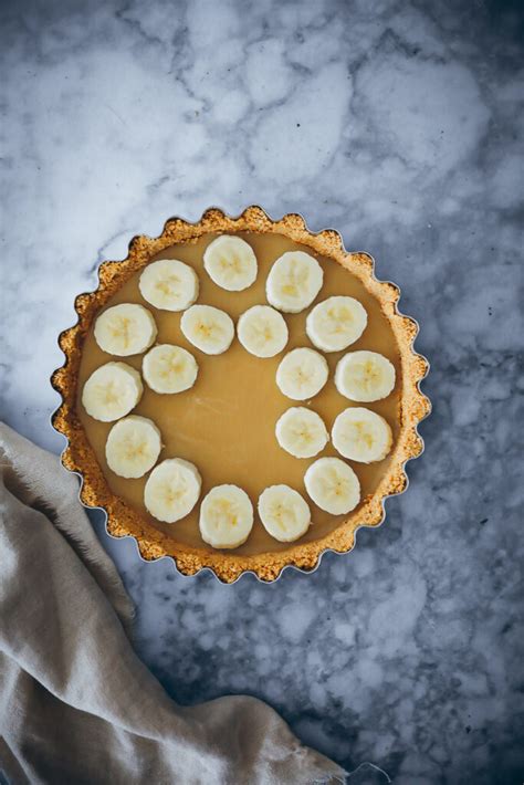 Banoffee Pie Rezept Eine Karamell Bananen Tarte Mit Sahne