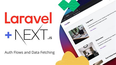 Using A Laravel Rest Api With A Nextjs App Youtube
