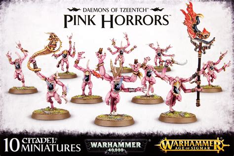 Tzeentch Daemons - Pink Horrors | at Mighty Ape Australia