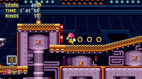 Sonic Mania Knuckles in Flying Battery Zone herné video HD