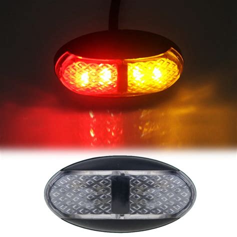 Aliexpress Buy 10X Red Amber LED Universal Side Marker Light