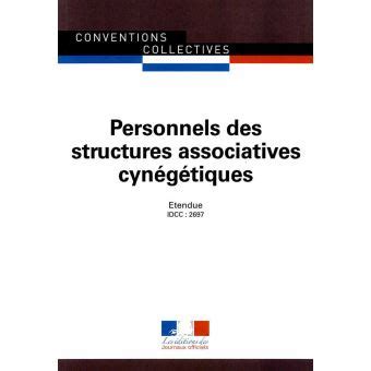 Personnels des structures associatives cynégétiques Convention