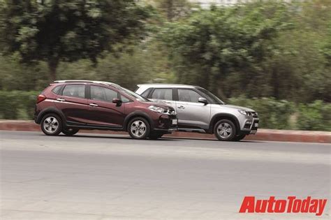 Honda Wr V Vs Maruti Suzuki Vitara Brezza India Today