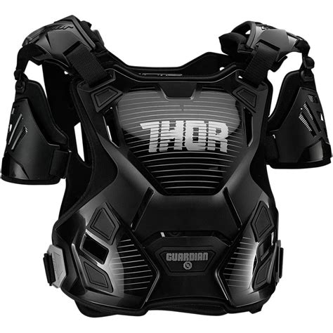 Thor Mx New Guardian Chest Protector Black Silver Womens Motocross Body