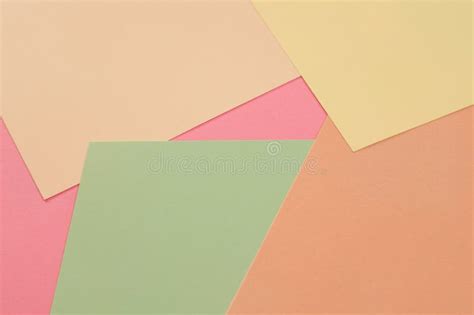 Multicolor Background Made Of Sheets Pink Orange Green And Yellow