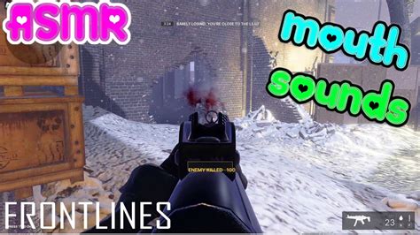 Asmr Roblox Frontlines Is Call Of Duty Relaxing Mouth Tapping