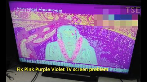 Fix Pink Purple Violet TV Screen Problem HDMI LED TV Sony Bravia YouTube