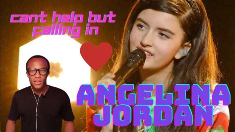 African Reaction To Angelina Jordan Cant Help Falling In Love With You Acoustic Youtube