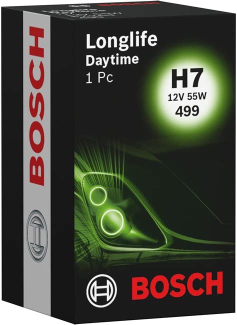 Bosch Lampe De Phare Longlife Daytime H V W Amazon Fr Auto Et Moto