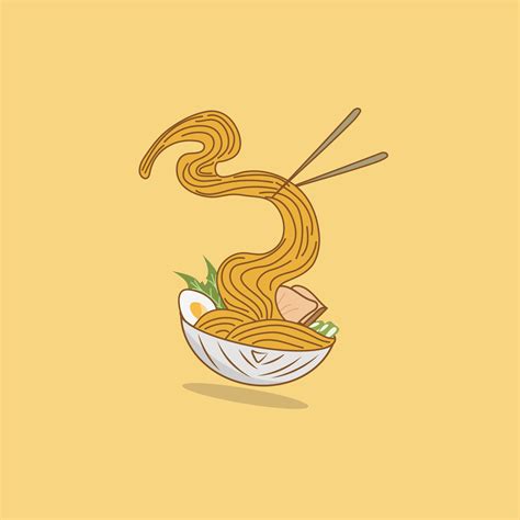 Chicken noodle soup vector illustration 11421026 Vector Art at Vecteezy