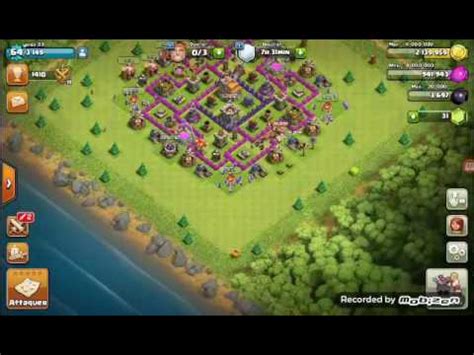 ATTAQUE SUR CLASH OF CLAN EN GDC YouTube