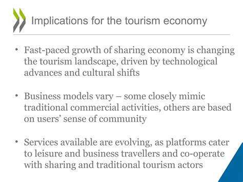 Re-thinking policies for the tourism sharing economy | PPT