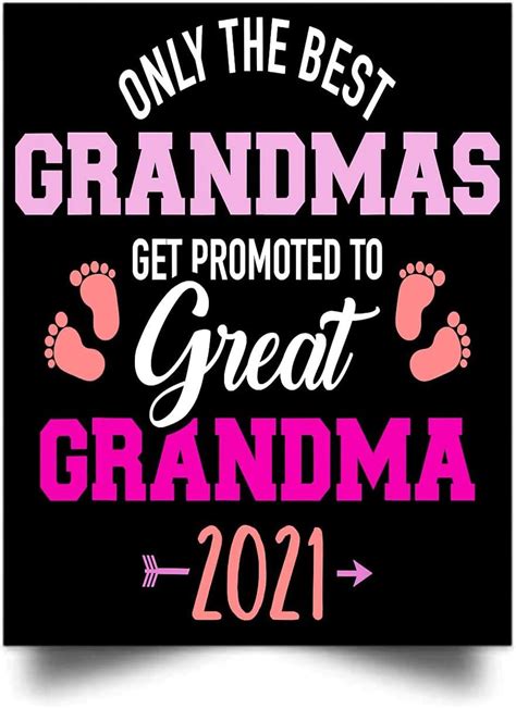 Seprem Only The Best Grandmas Get Promoted To Great Grandma