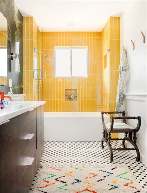 Yellow Floor Bathroom Ideas | Floor Roma