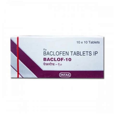 Signature Baclofen Tablets Baclosign 10 Mg At Rs 25 Stripe In