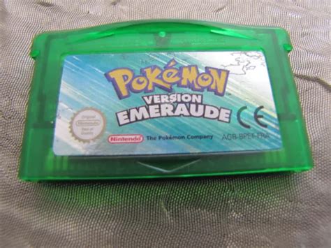 Nintendo Game Boy Advance Jeu Pokemon Version Emeraude Agb Bpef Fra