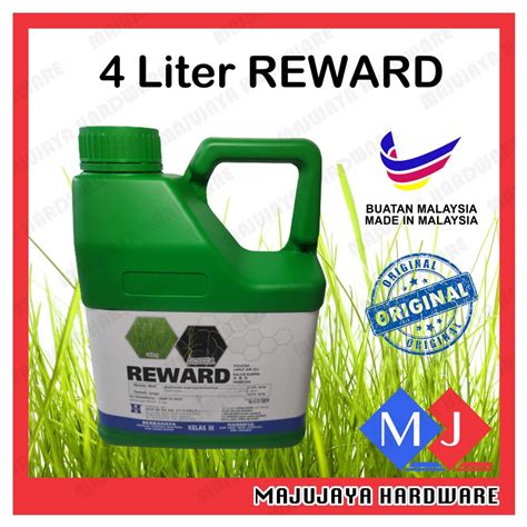 L Reward Racun Rumput Rumpai Glyphosate Herbicide Weed Roundup