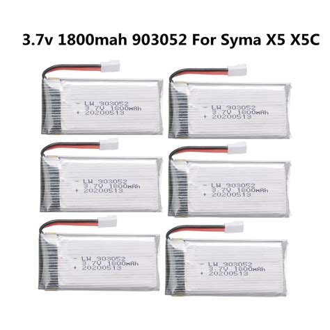 Pcs V Mah Lipo Battery For Ky S Syma X X S X C X Sc X Sh